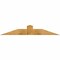 Ekena Millwork Portland Rough Sawn Timber Gable Bracket, Western Red Cedar, 60"W x 10"H x 4"D x 6"F, 4/12 Pitch GBW060X10X0406POR00RWR - alternate 1